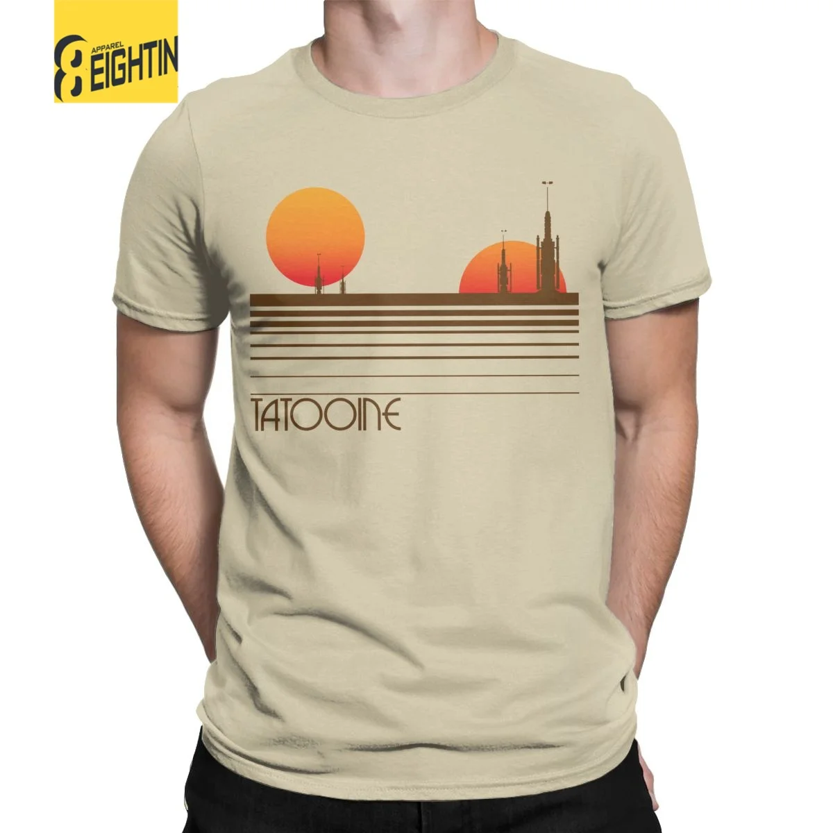 Disney Men Star Wars Visit Tatooine Tee Women T-Shirt Short Sleeve Cotton Top Lady New T Shirt
Disney Men Star Wars Visit Tatooine Tee Women T-Shirt Short Sleeve Cotton Top Lady New T Shirt