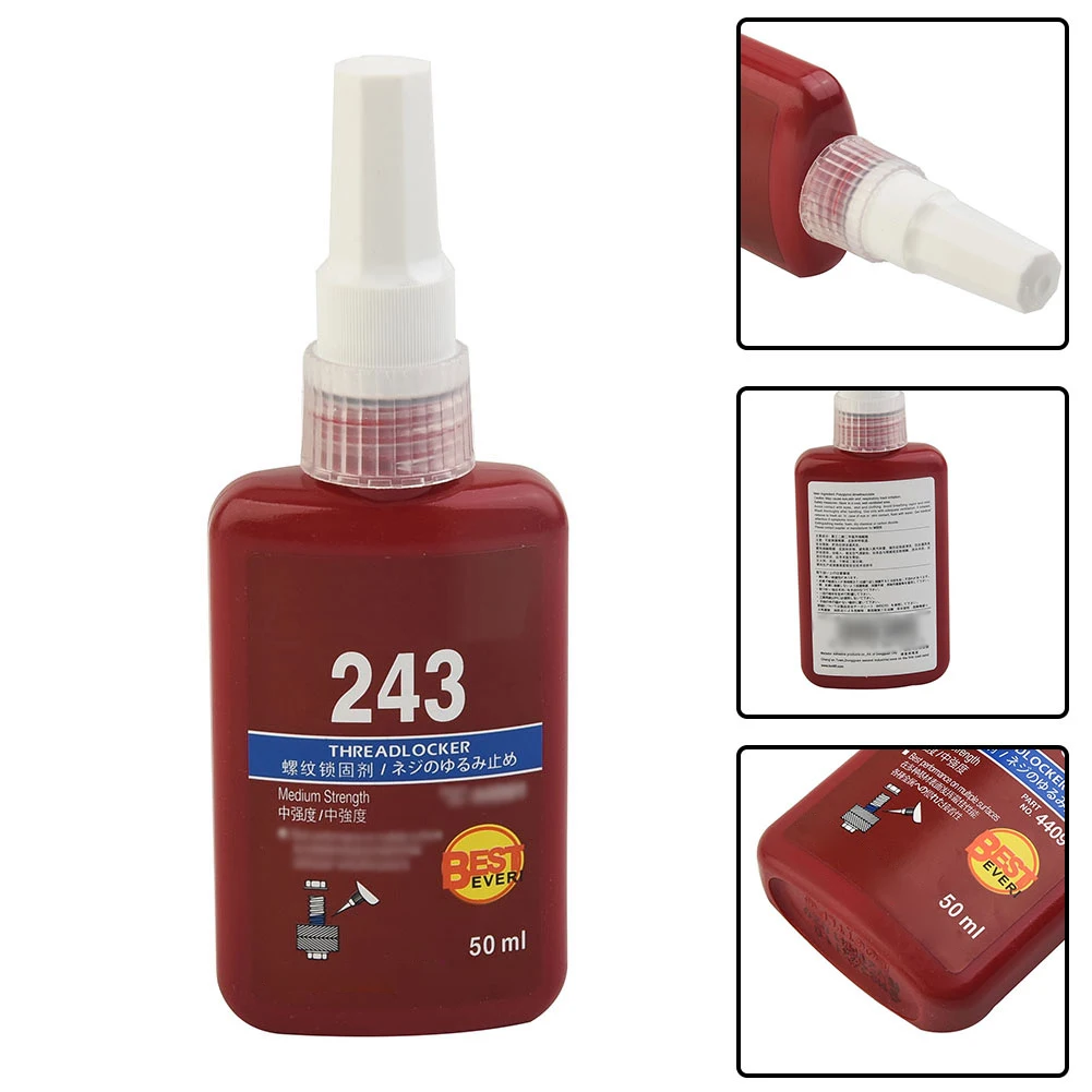 1pc 50ml Threadlocker Glue Adhesive 243 Medium Strength Adhesive Wire Sealing Anti-Corrosion Thread Locking Liquid
1pc 50ml Threadlocker Glue Adhesive 243 Medium Strength Adhesive Wire Sealing Anti-Corrosion Thread Locking Liquid