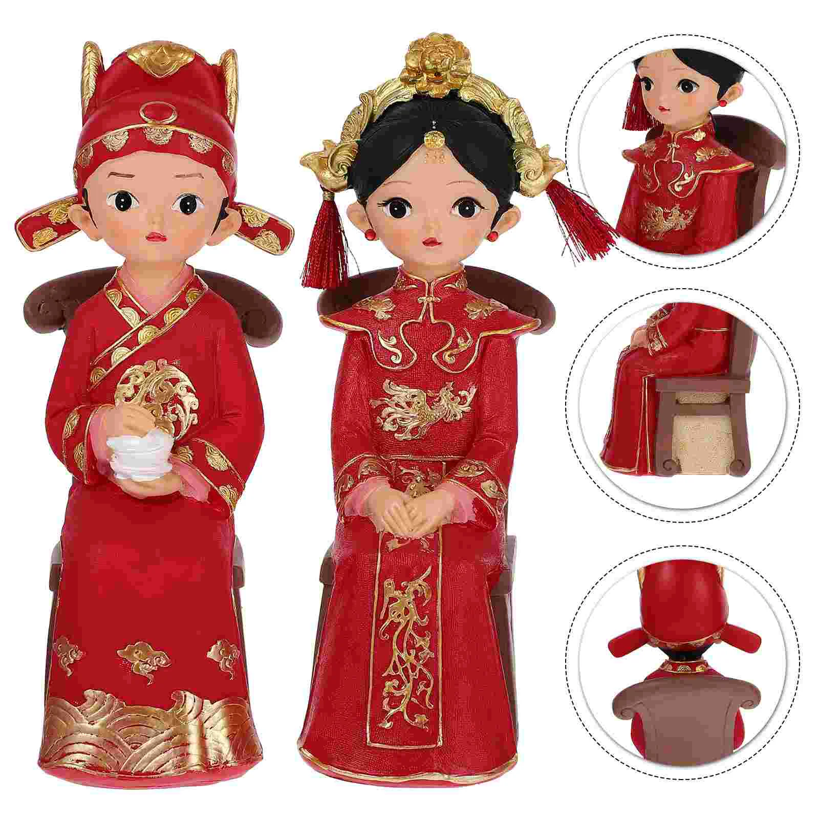 Wedding Figurines Couple Bride Gift Decoration Bridegroom Chinese Bridal Shower Decor Statue Groom Decorations Traditional Hanfu
Wedding Figurines Couple Bride Gift Decoration Bridegroom Chinese Bridal Shower Decor Statue Groom Decorations Traditional Hanfu