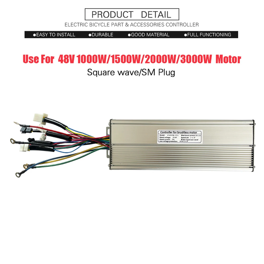 Durable Hot Sale KT Controller Square 50±2A Bicycle Brushless Motor Cycling Ebike For 3000W With Light Line 1000W-3000W
Durable Hot Sale KT Controller Square 50±2A Bicycle Brushless Motor Cycling Ebike For 3000W With Light Line 1000W-3000W