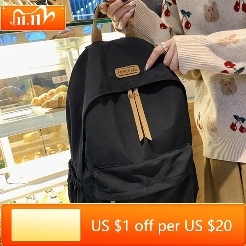 2023 Leisure Backpack For Women New Large Capacity Schoolbags Students Japanese Simplified Harajuku Solid Teenager Mochila
2023 Leisure Backpack For Women New Large Capacity Schoolbags Students Japanese Simplified Harajuku Solid Teenager Mochila