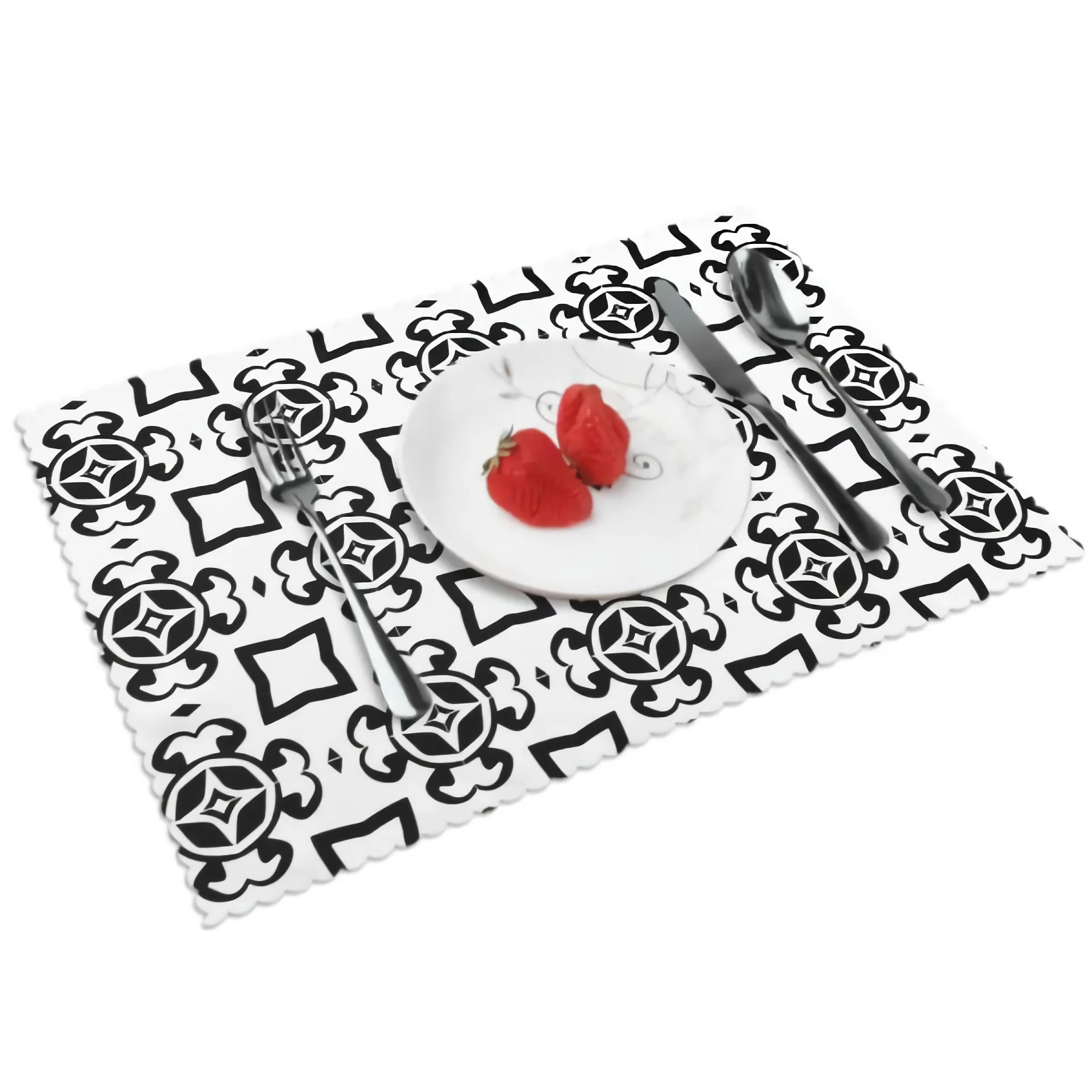 Abstract Shape Lines Placemats for Dining Table Set of 4 Rectangular Heat Resistant Washable Place Mat
Abstract Shape Lines Placemats for Dining Table Set of 4 Rectangular Heat Resistant Washable Place Mat