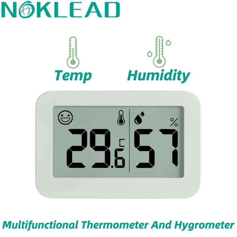 NOKLEAD 2PCS Smile Mini LCD Digital Thermometer Hygrometer Indoor Room Temperature Humidity Meter Sensor Gauge Weather Station
NOKLEAD 2PCS Smile Mini LCD Digital Thermometer Hygrometer Indoor Room Temperature Humidity Meter Sensor Gauge Weather Station