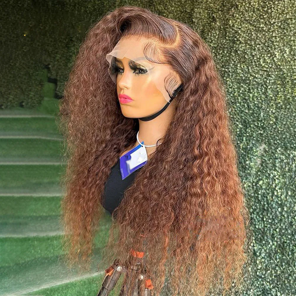 Soft Preplucked Glueless 26Inch Long 180%Density Honey Blonde Brown Kinky Curly Lace Front Wig For Black Women Babyhair Daily
Soft Preplucked Glueless 26Inch Long 180%Density Honey Blonde Brown Kinky Curly Lace Front Wig For Black Women Babyhair Daily