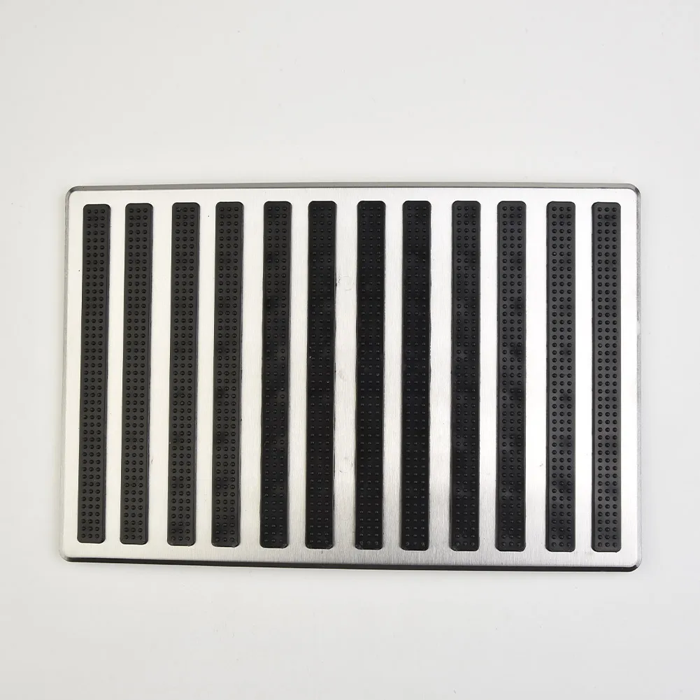 Universal Car Auto Copper Floor Carpet Mat Patch Foot Heel Plate Pedal Pad 23.5X16cm Stainless Iron +PVC Reliable Longlife
Universal Car Auto Copper Floor Carpet Mat Patch Foot Heel Plate Pedal Pad 23.5X16cm Stainless Iron +PVC Reliable Longlife