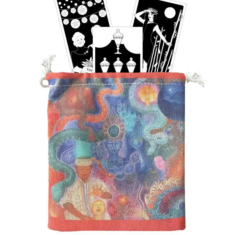 Mini Tarot Deck Bag Compound Fleece Soft Tarot Pouch Portable Jewelry Organizer With Drawstring Small Dice Bag Pouch For Tarot
Mini Tarot Deck Bag Compound Fleece Soft Tarot Pouch Portable Jewelry Organizer With Drawstring Small Dice Bag Pouch For Tarot