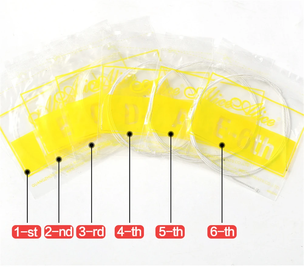 Classical Guitar Strings Alice A103 Clear Nylon Silver Plated Single String Electric Guitar Strings Play Parts Accessories
Classical Guitar Strings Alice A103 Clear Nylon Silver Plated Single String Electric Guitar Strings Play Parts Accessories