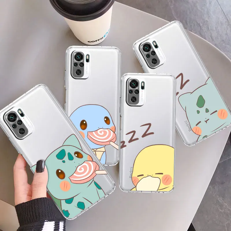 Прозрачный чехол Pikachu Pokemon для Xiaomi Poco X3 NFC M3 M5 13 12 11T 11 10 9T X5 Pro Note 10, силиконовый мягкий чехол для телефона
Прозрачный чехол Pikachu Pokemon для Xiaomi Poco X3 NFC M3 M5 13 12 11T 11 10 9T X5 Pro Note 10, силиконовый мягкий чехол для телефона