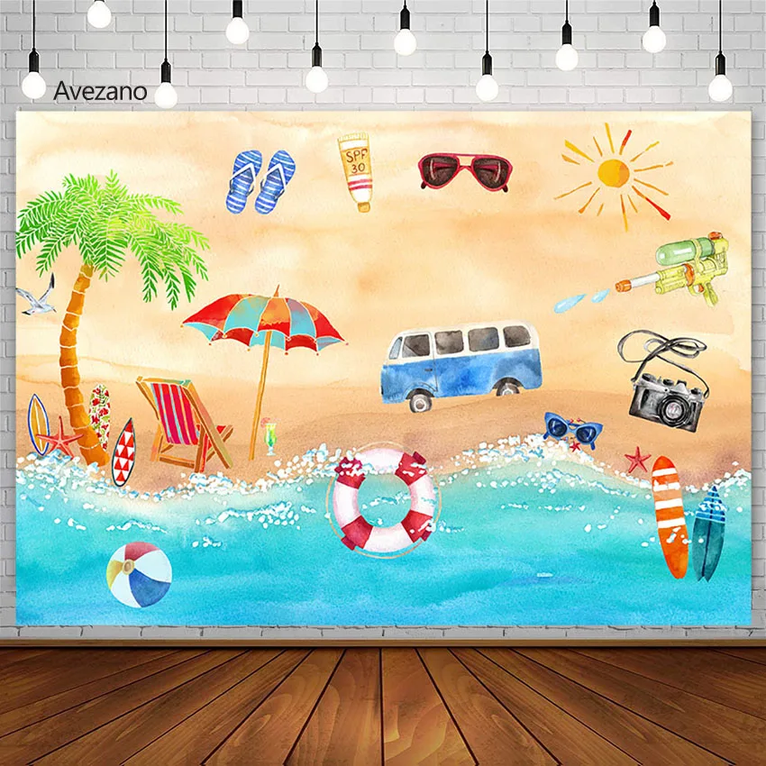 Avezano Summer Seaside Beach Photography Backdground Coconut Tree Child Birthday Party Decor Backdrops Photo Studio Photocall
Avezano Summer Seaside Beach Photography Backdground Coconut Tree Child Birthday Party Decor Backdrops Photo Studio Photocall