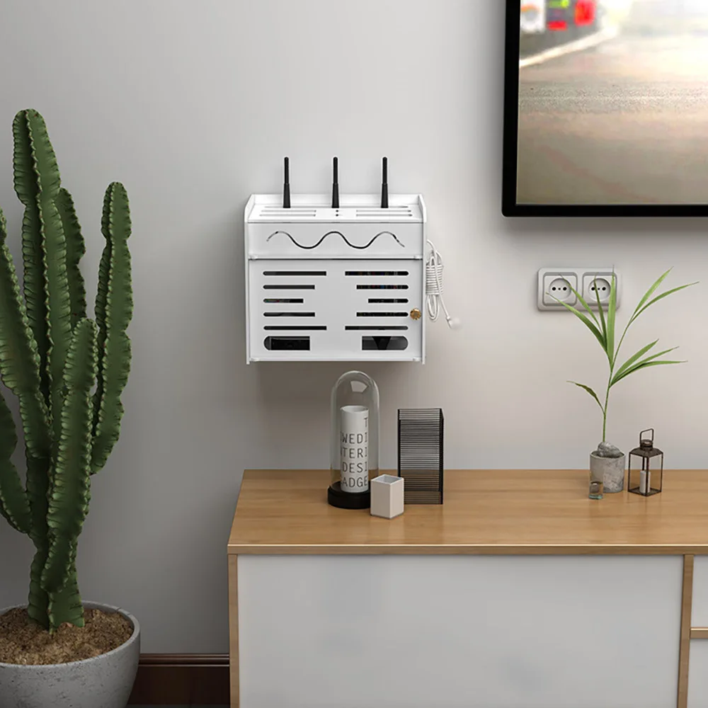 Wall Mount Wi-Fi Router Storage Box Punch-Free Set-Top Boxes Rack Save Space Media Equipment Racks TV Patch Panel Storage Shelf
Wall Mount Wi-Fi Router Storage Box Punch-Free Set-Top Boxes Rack Save Space Media Equipment Racks TV Patch Panel Storage Shelf