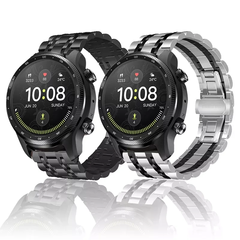 For TicWatch Pro 3 GPS/GTX/Ultra GPS Smart Watch Stainless Steel Band Metal 22MM Bracelet Wrist Straps For TicWatch Pro Correa
For TicWatch Pro 3 GPS/GTX/Ultra GPS Smart Watch Stainless Steel Band Metal 22MM Bracelet Wrist Straps For TicWatch Pro Correa