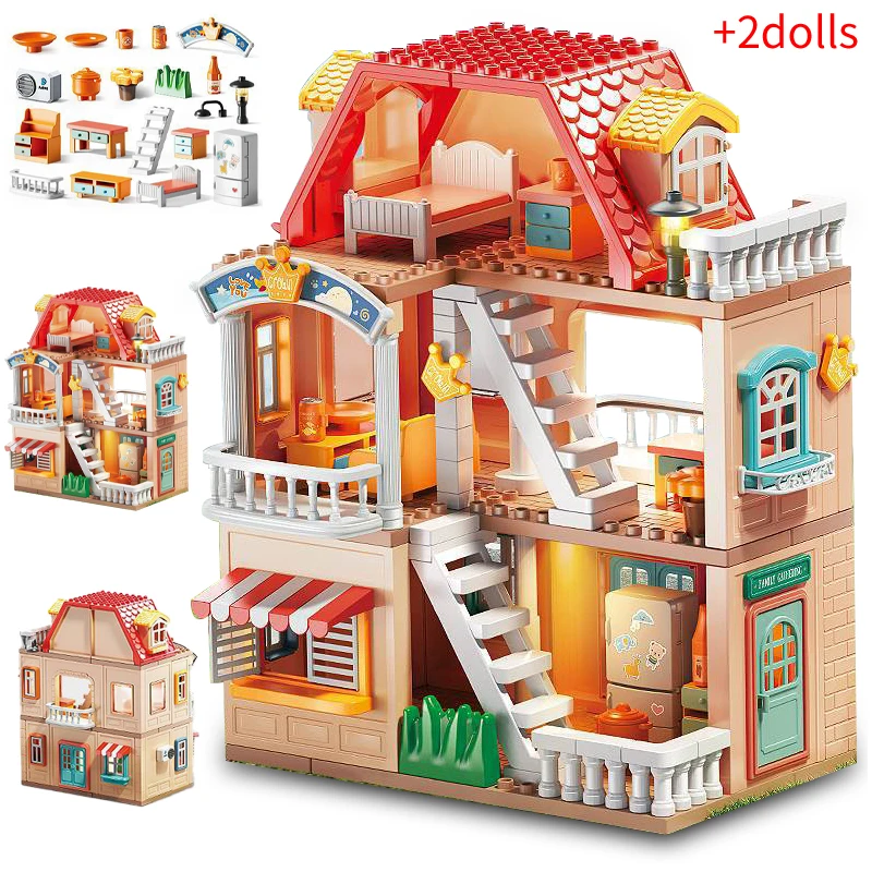 Friends City Street View Summer Three-storey House Building Blocks Holiday Stair Figures Bricks Toys For Girls Children Gifts
Friends City Street View Summer Three-storey House Building Blocks Holiday Stair Figures Bricks Toys For Girls Children Gifts