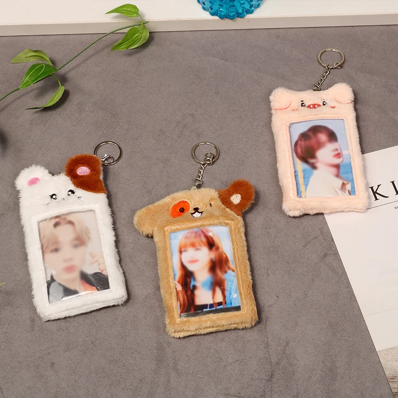 Cute Plush Cartoon Photo Card Holder Idol Photocard Protector Case With Keychain ID Credit Case Backpack Card Bag Pocket Pendant
Cute Plush Cartoon Photo Card Holder Idol Photocard Protector Case With Keychain ID Credit Case Backpack Card Bag Pocket Pendant