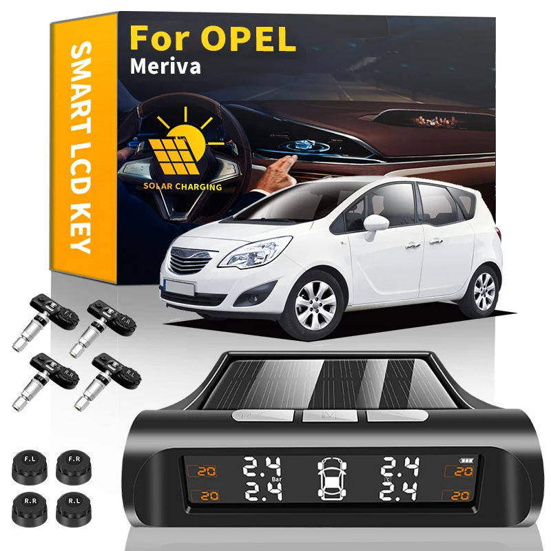 Car TPMS Tyre Pressure Monitoring System Solar Power Digital LCD Display Security Alarm Systems Pressure Sensor For Opel Meriva
Car TPMS Tyre Pressure Monitoring System Solar Power Digital LCD Display Security Alarm Systems Pressure Sensor For Opel Meriva