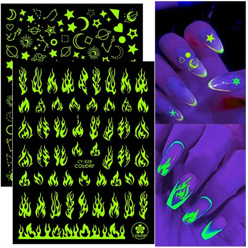Luminous Flame Butterfly Moon Love Heart Flower Sliders for Nail Art Decoration Water Sticker Tips Christmas Halloween New 2021
Luminous Flame Butterfly Moon Love Heart Flower Sliders for Nail Art Decoration Water Sticker Tips Christmas Halloween New 2021