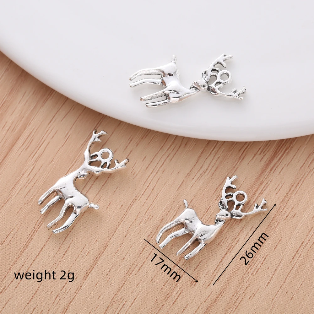 10pcs Exquisite Vintage Deer Charm Dangles for Women's Fashion Jewelry Making Bracelet Necklace Supplies Pendant DIY Earring
10pcs Exquisite Vintage Deer Charm Dangles for Women's Fashion Jewelry Making Bracelet Necklace Supplies Pendant DIY Earring