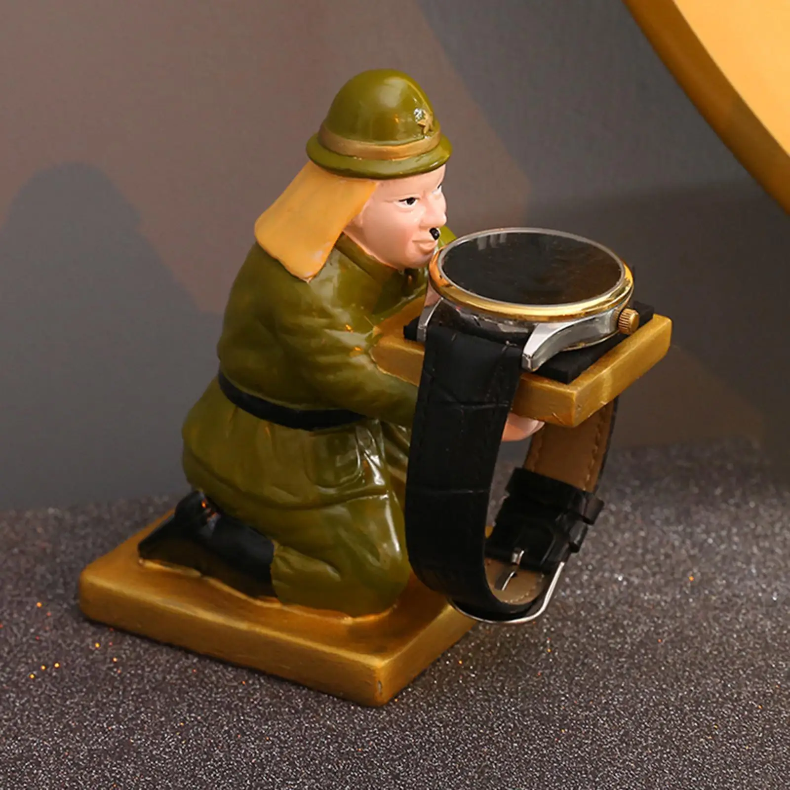 Resin Watch Holder Watch Holder Ring Earring Tray Decor Watch Storage Rack Multi Purpose Desktop Durable Table Japanese Soldier
Resin Watch Holder Watch Holder Ring Earring Tray Decor Watch Storage Rack Multi Purpose Desktop Durable Table Japanese Soldier