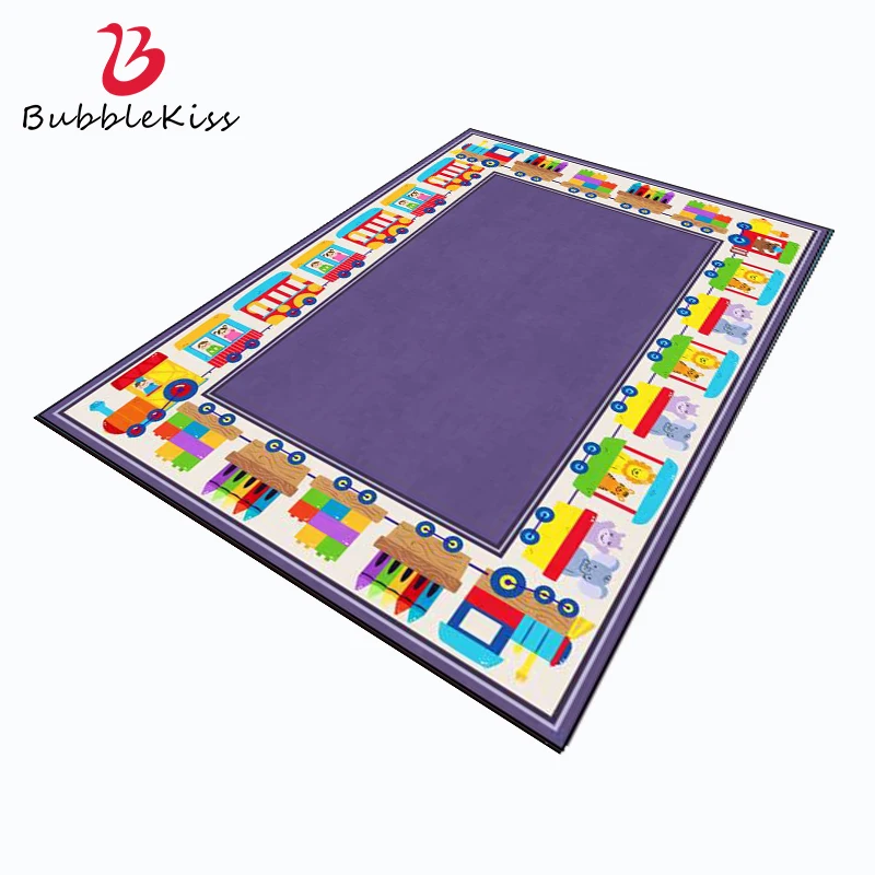 Bubble Kiss Cartoon Train Blue Orange Carpets for Living Room Home Bedroom Decoration Rug Bedside Carpet Children Crawling Mat
Bubble Kiss Cartoon Train Blue Orange Carpets for Living Room Home Bedroom Decoration Rug Bedside Carpet Children Crawling Mat