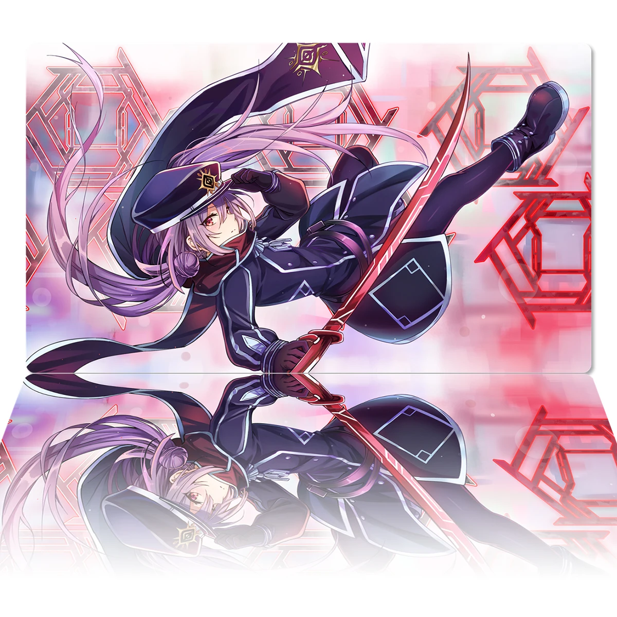 YuGiOh Sky Striker Ace - Roze Playmat TCG CCG Board Game Trading Card Game Mat Anime Mouse Pad Rubber Desk Mat Zones Bag 60x35cm
YuGiOh Sky Striker Ace - Roze Playmat TCG CCG Board Game Trading Card Game Mat Anime Mouse Pad Rubber Desk Mat Zones Bag 60x35cm