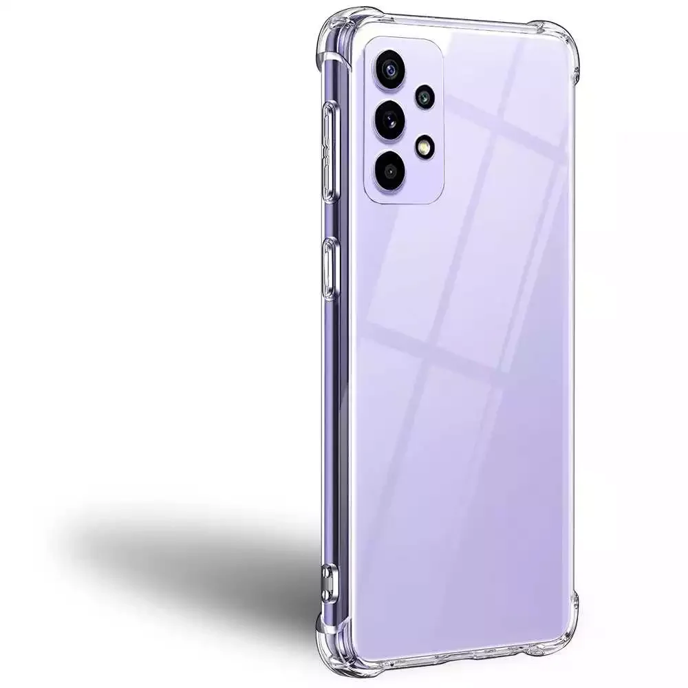 Clear TPU Case Compatible with Samsung Galaxy A52/5G Antishock Reinforced Edges Corners Shock Protective Bumper Cover
Clear TPU Case Compatible with Samsung Galaxy A52/5G Antishock Reinforced Edges Corners Shock Protective Bumper Cover