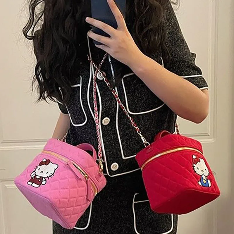 Kawaii Sanrio Anime Series HelloKittys Women's Bag Cartoon Single-Shoulder Bag Phone&purse Storage bag Handbags Birthday Gift
Kawaii Sanrio Anime Series HelloKittys Women's Bag Cartoon Single-Shoulder Bag Phone&purse Storage bag Handbags Birthday Gift