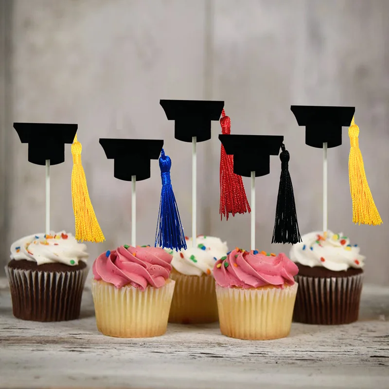 FANGLELAND Graduation Season Little Doctor Hat with Spike Cake Insert Card Insert Graduation Party Decoration
FANGLELAND Graduation Season Little Doctor Hat with Spike Cake Insert Card Insert Graduation Party Decoration
