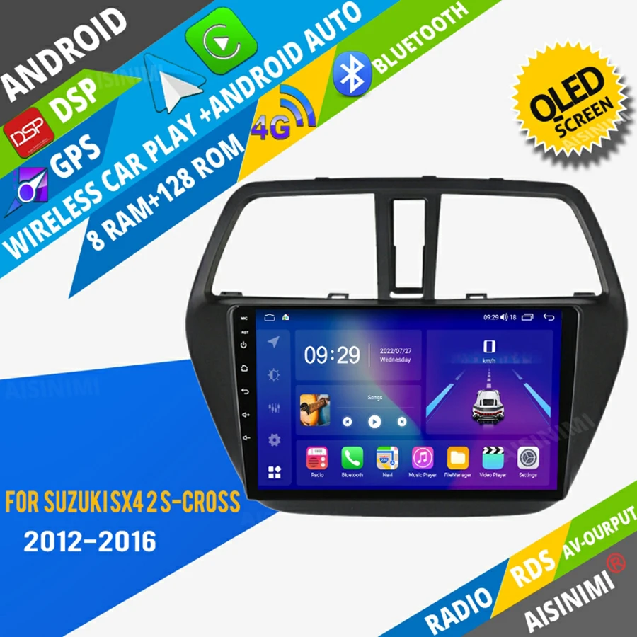 AISINIMI Android Car Dvd Player navigation For Suzuki SX4 2 S-Cross 2012-2016 car radio Car Audio Gps Multimedia Stereo Monitor
AISINIMI Android Car Dvd Player navigation For Suzuki SX4 2 S-Cross 2012-2016 car radio Car Audio Gps Multimedia Stereo Monitor