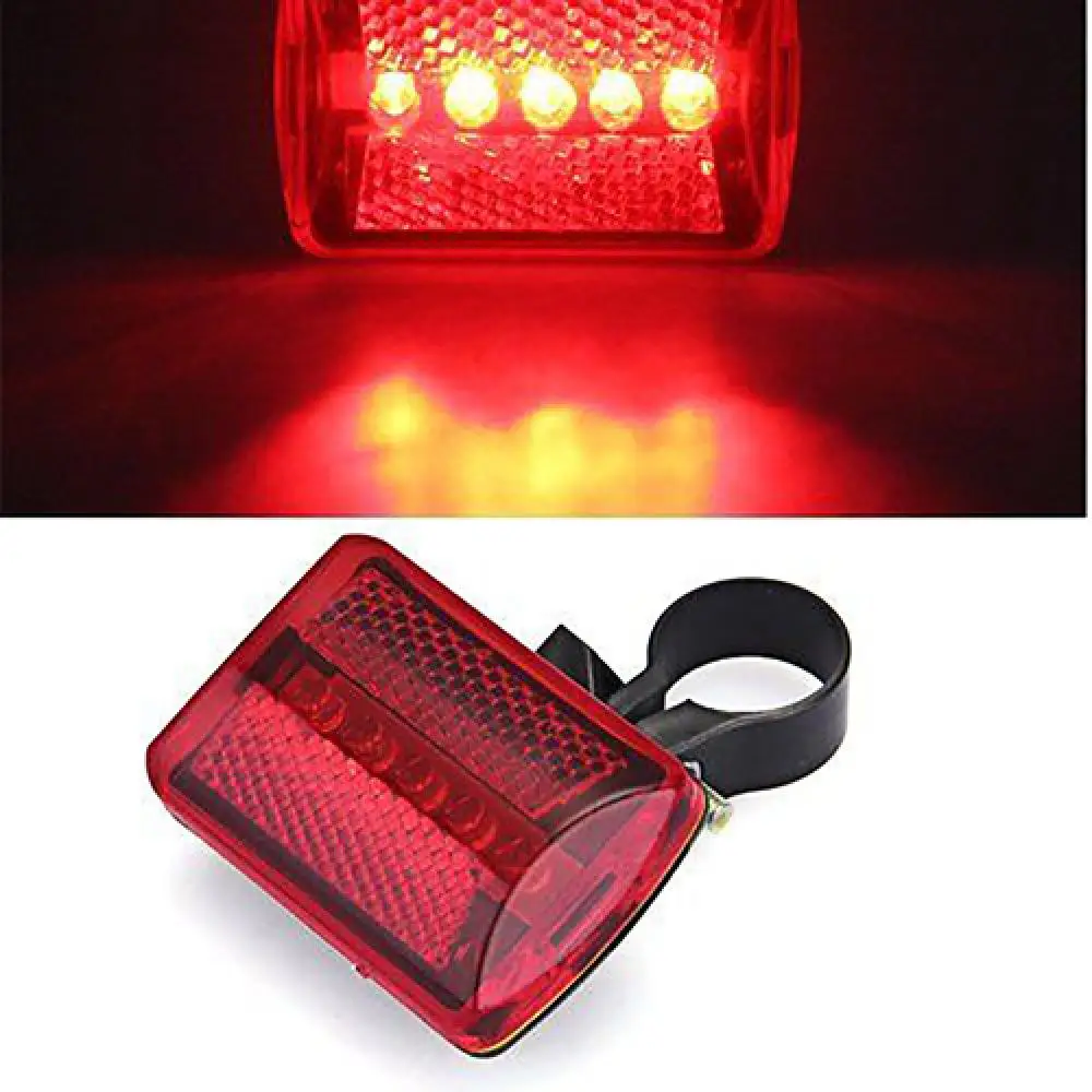 1Pc Flashing Red 5 LED Light Blubs 7 Modes Rear Lamp For Bike Bicycle Fog Light Bicycle Accessories 
1Pc Flashing Red 5 LED Light Blubs 7 Modes Rear Lamp For Bike Bicycle Fog Light Bicycle Accessories