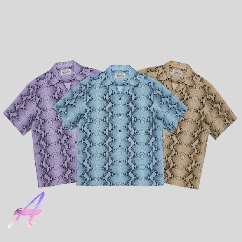 High Street WACKO Shirts Casual Japanese Leopard Print Hawaiian Couple Shirts Snake Print Vintage Tshirts
High Street WACKO Shirts Casual Japanese Leopard Print Hawaiian Couple Shirts Snake Print Vintage Tshirts