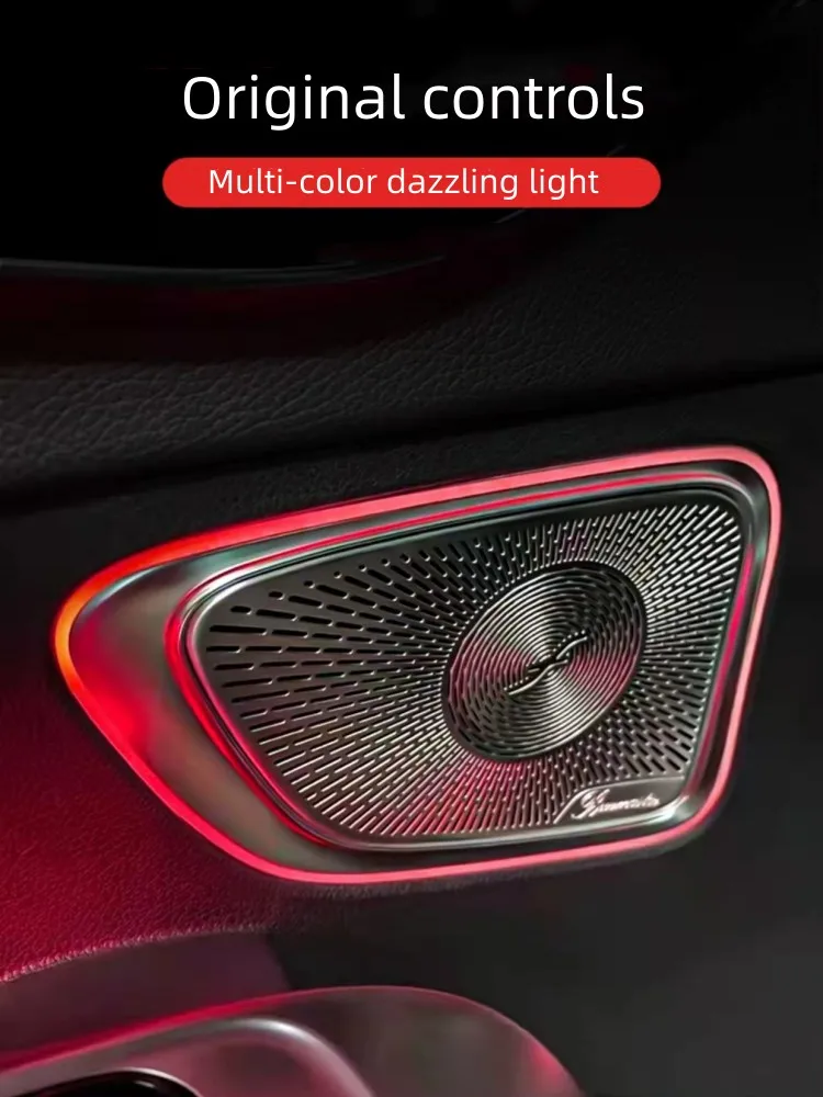 Подходит для Mercedes-Benz C-class, Берлина 2022, световая крышка C260L, модифицированные берлиновые аудиоколонки, светильник
Подходит для Mercedes-Benz C-class, Берлина 2022, световая крышка C260L, модифицированные берлиновые аудиоколонки, светильник