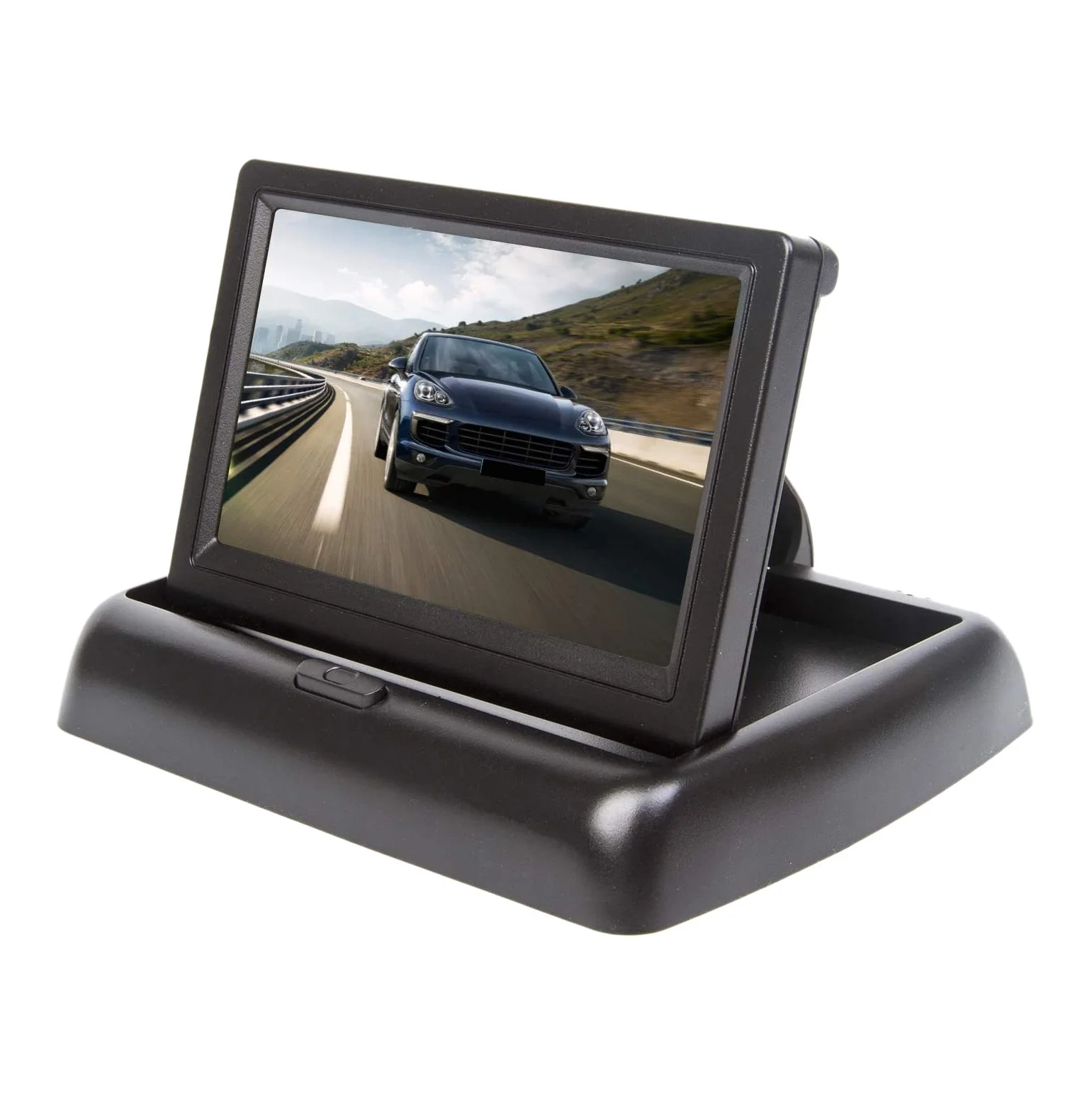 

Car 5 Inch Folding Monitors HD Video Mini Car Parking TFT LCD Monitor Display Rear View Reverse Kits with Backup Camera