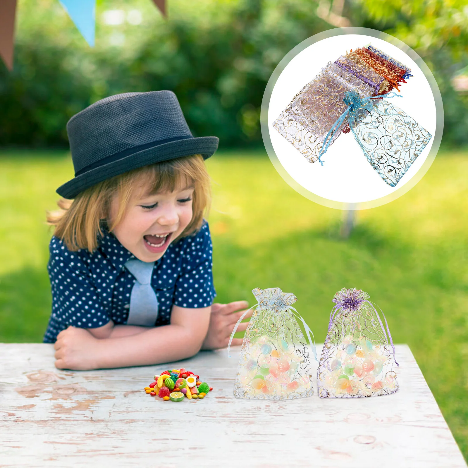 100 Pcs Drawstring Bag Party Goodies Bags Bracelet Gift Wrap Candy Wedding Favor Guests Organza Jewelry Toiletry Organizer 
100 Pcs Drawstring Bag Party Goodies Bags Bracelet Gift Wrap Candy Wedding Favor Guests Organza Jewelry Toiletry Organizer