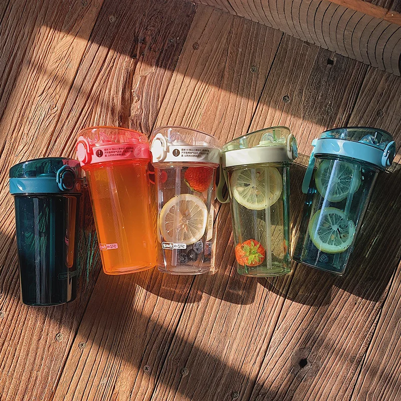420/520Ml Water Bottle with Lid Plastic Transparent Water Bottles Straw Type Sports Bottle Student School Drink Bottle
420/520Ml Water Bottle with Lid Plastic Transparent Water Bottles Straw Type Sports Bottle Student School Drink Bottle