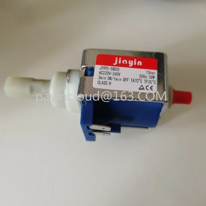 High-pressure steam cleaner parts JYPC-5B05 water pump coffee machine 58w electromagnetic pump 15bαr
High-pressure steam cleaner parts JYPC-5B05 water pump coffee machine 58w electromagnetic pump 15bαr