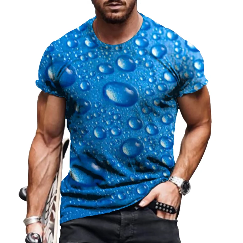 Men's 3D Printing Short-Sleeved Street Casual Oversized T-Shirt Summer Fashion T-Shirt Sports Pullover Summer 2022 New Top
Men's 3D Printing Short-Sleeved Street Casual Oversized T-Shirt Summer Fashion T-Shirt Sports Pullover Summer 2022 New Top
