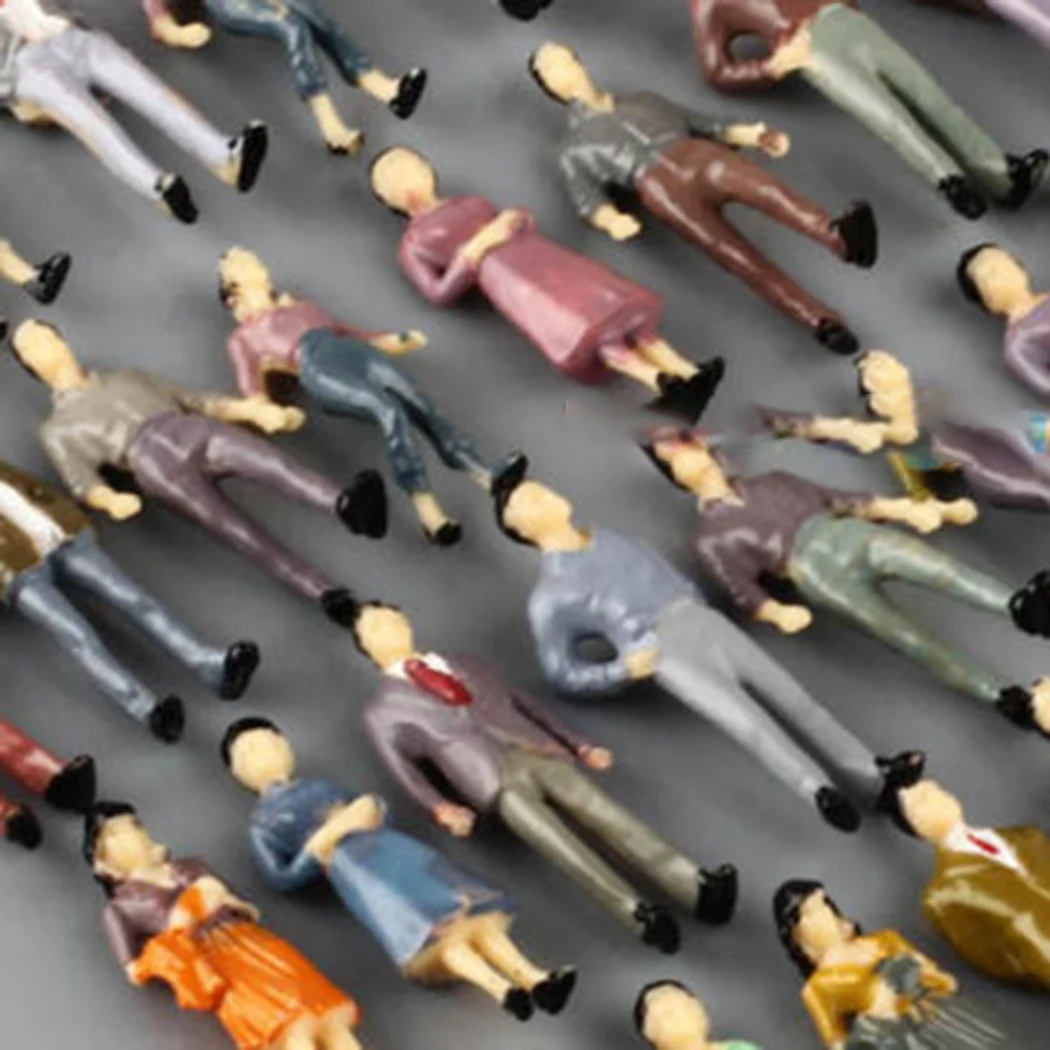 50Pcs 1:50 Seated Standing Model People Passanger Figure Building Layout Model People Train HO Scale Painted Figure Passenger
50Pcs 1:50 Seated Standing Model People Passanger Figure Building Layout Model People Train HO Scale Painted Figure Passenger