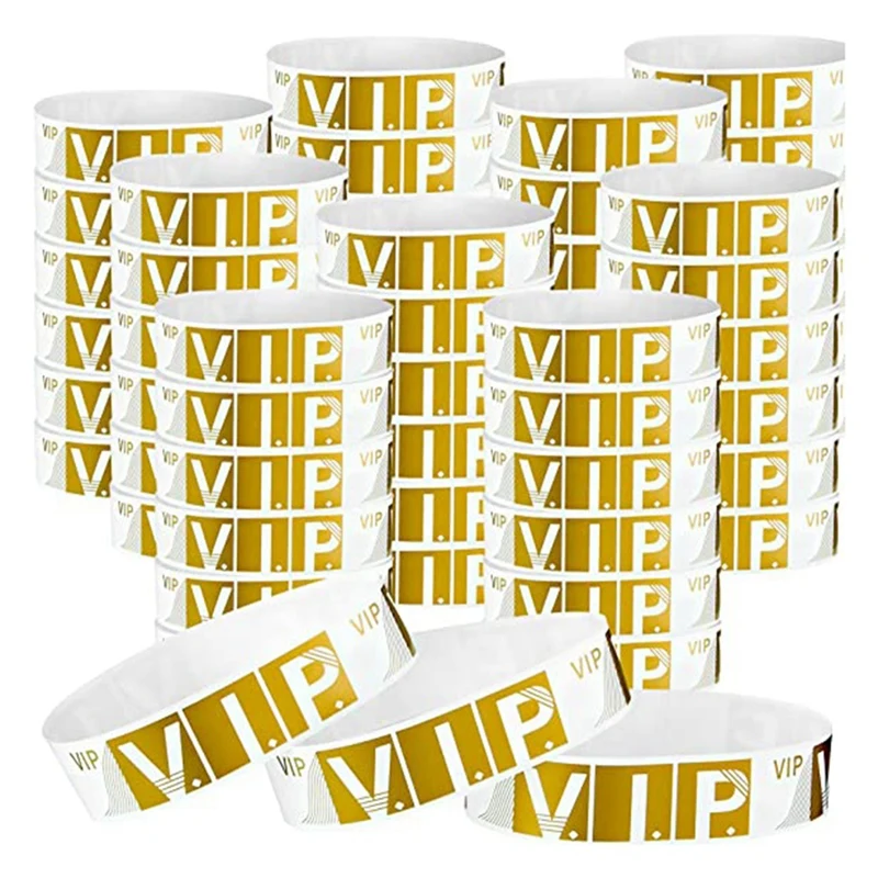 1500 Pcs VIP Wristbands Lightweight Event Bracelets Personalized Party Wrist Bands Colored Waterproof Armband
1500 Pcs VIP Wristbands Lightweight Event Bracelets Personalized Party Wrist Bands Colored Waterproof Armband