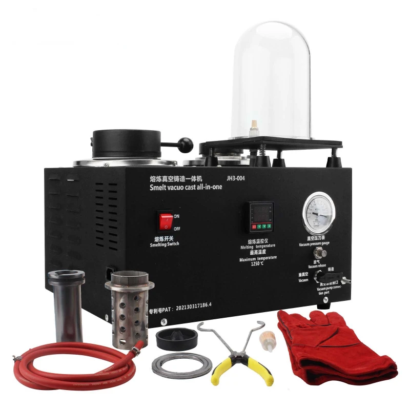 2L Lost Wax Cast Combination Gold Melting Furnace Gold Melting Machine Vacuum Casting Machine Jewelry for Aluminium Silver
2L Lost Wax Cast Combination Gold Melting Furnace Gold Melting Machine Vacuum Casting Machine Jewelry for Aluminium Silver