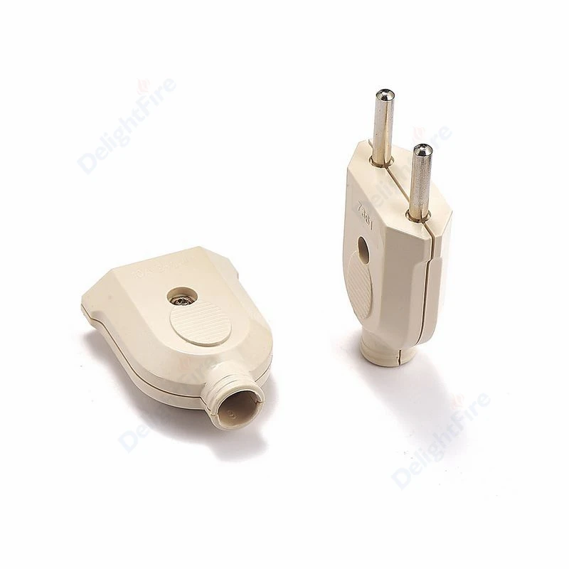 EU Plug Adapter 2 Pin AC Electric Power Male Female Replacement Rewireable Socket Outlet Wire Plug Extension Cord Connector
EU Plug Adapter 2 Pin AC Electric Power Male Female Replacement Rewireable Socket Outlet Wire Plug Extension Cord Connector