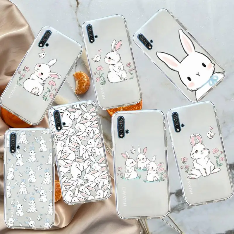 Cute Rabbit Cartoon Phone Case Transparent for Huawei honor P mate Y 20 30 40 10 8 5 6 7 9 i x c pro lite prime smart
Cute Rabbit Cartoon Phone Case Transparent for Huawei honor P mate Y 20 30 40 10 8 5 6 7 9 i x c pro lite prime smart