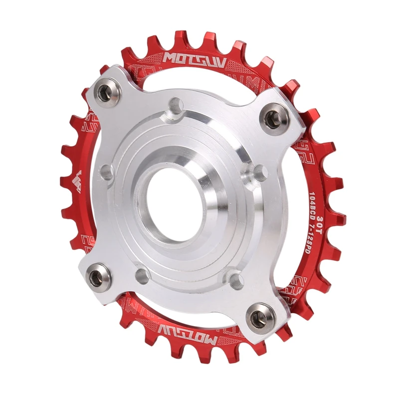 104BCD E-Bike Chainring+Adapter For Tongsheng TSDZ Mid Drive Motor E-Bike Aluminum Alloy Bicycle Crankset
104BCD E-Bike Chainring+Adapter For Tongsheng TSDZ Mid Drive Motor E-Bike Aluminum Alloy Bicycle Crankset