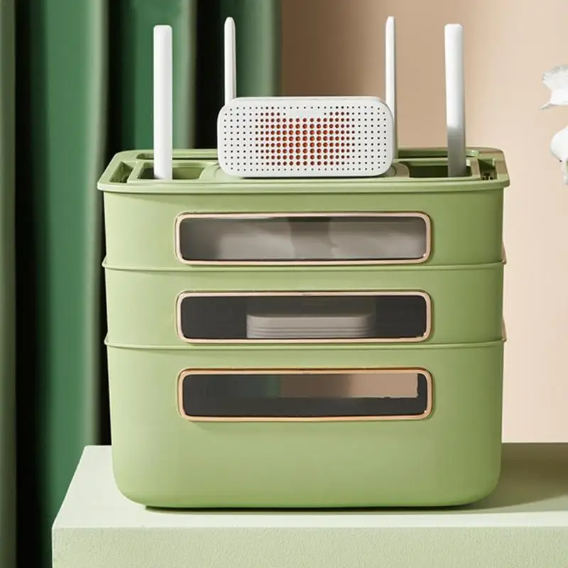 WiFi Router Storage Rack Desktop WiFi Router Organizer Box Organization for Living Room Bedroom Power Supply Socket
WiFi Router Storage Rack Desktop WiFi Router Organizer Box Organization for Living Room Bedroom Power Supply Socket