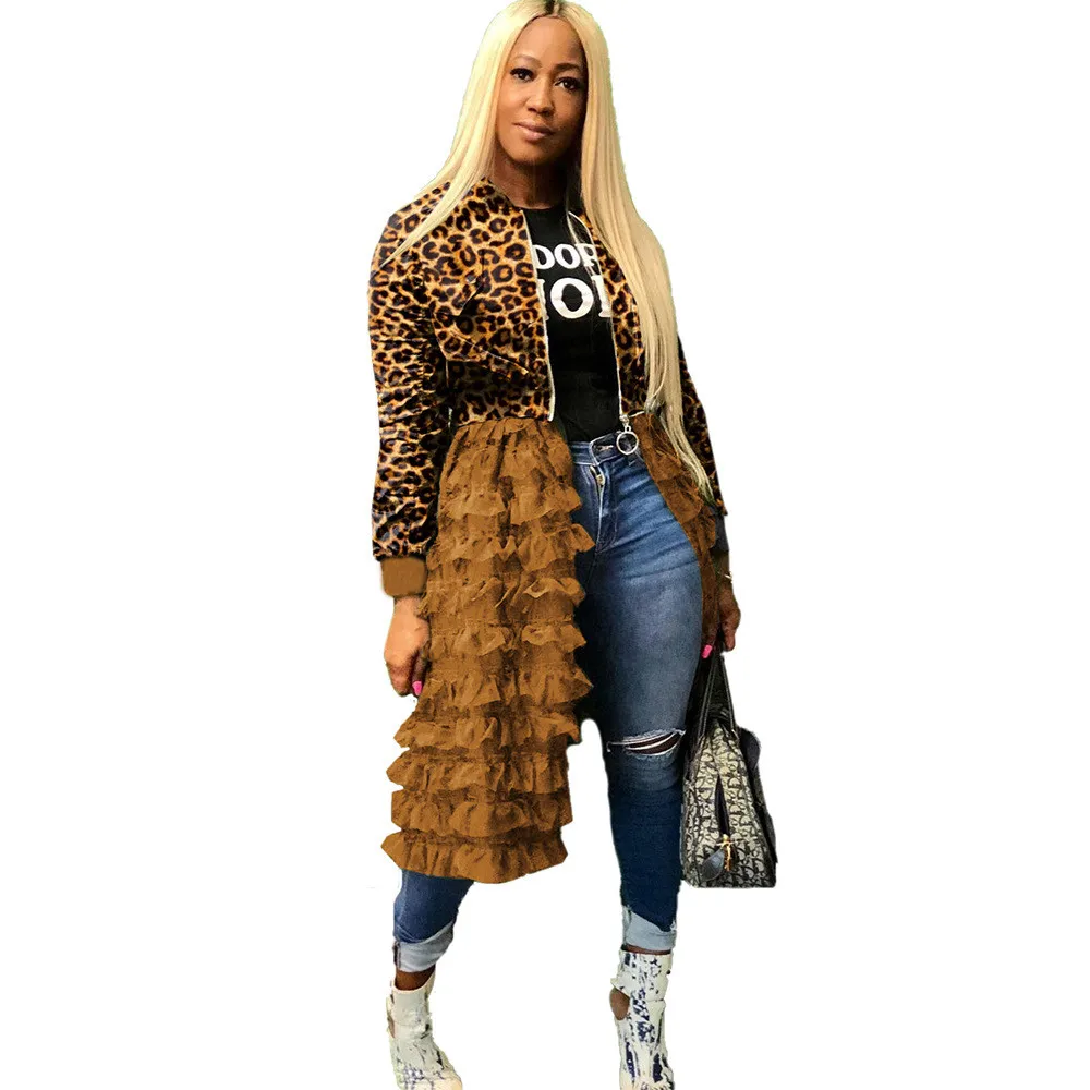 Layered Ruffle Long Coat Harajuku Outwear Fashion Mesh Patchwork Oversized Camouflage Bomber Jacket Women Autumn Winter Jackets
Layered Ruffle Long Coat Harajuku Outwear Fashion Mesh Patchwork Oversized Camouflage Bomber Jacket Women Autumn Winter Jackets