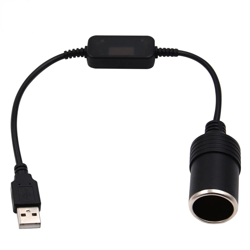 Cigarette Lighter Socket USB 5V To 12V Converter Adapter Wired Controller Plug Connector Adapter Auto Interior Accessories
Cigarette Lighter Socket USB 5V To 12V Converter Adapter Wired Controller Plug Connector Adapter Auto Interior Accessories
