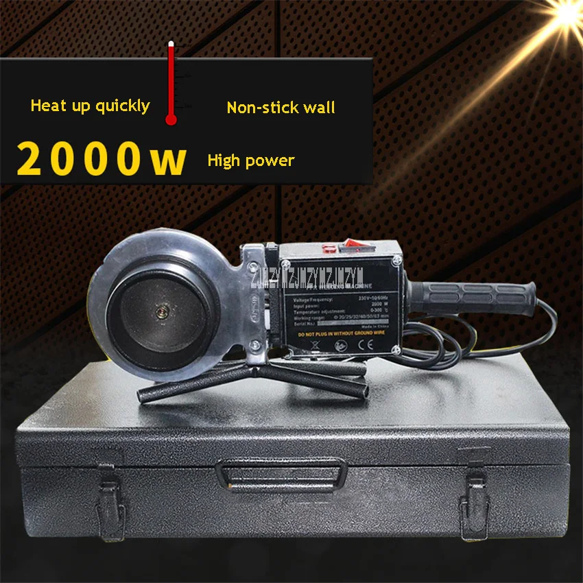 High Power ppr Pipe Hot Melt Machine Pipe Welding Machine Professional PPR/PE/PB Pipe Plastic Welding Machine 220V/110V 2000W
High Power ppr Pipe Hot Melt Machine Pipe Welding Machine Professional PPR/PE/PB Pipe Plastic Welding Machine 220V/110V 2000W