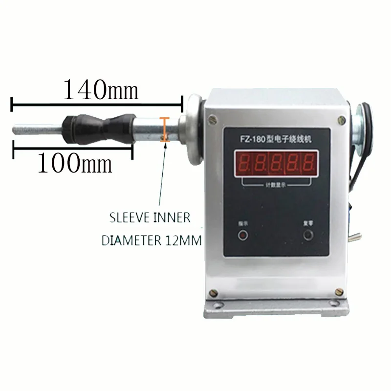 FZ-180 Electric Winding Machine 220V/150W Adjustable Automatic Winding High Speed Winding Electronic Counting Winder
FZ-180 Electric Winding Machine 220V/150W Adjustable Automatic Winding High Speed Winding Electronic Counting Winder