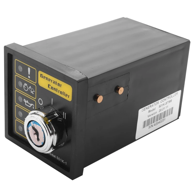 Generator Controller, Sturdy Durable DSE501K DC 9-33V 15-305V AC Generator Electronic Controller Start Module Control Panel
Generator Controller, Sturdy Durable DSE501K DC 9-33V 15-305V AC Generator Electronic Controller Start Module Control Panel