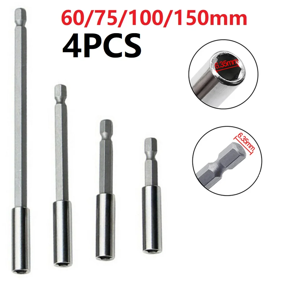 4pcs Screw Bits Extension Rod Quick Change Bit 1/4 Inch Shank Screwdriver Tip Holder For Electric Drill Cutter Woodworking Tools
4pcs Screw Bits Extension Rod Quick Change Bit 1/4 Inch Shank Screwdriver Tip Holder For Electric Drill Cutter Woodworking Tools