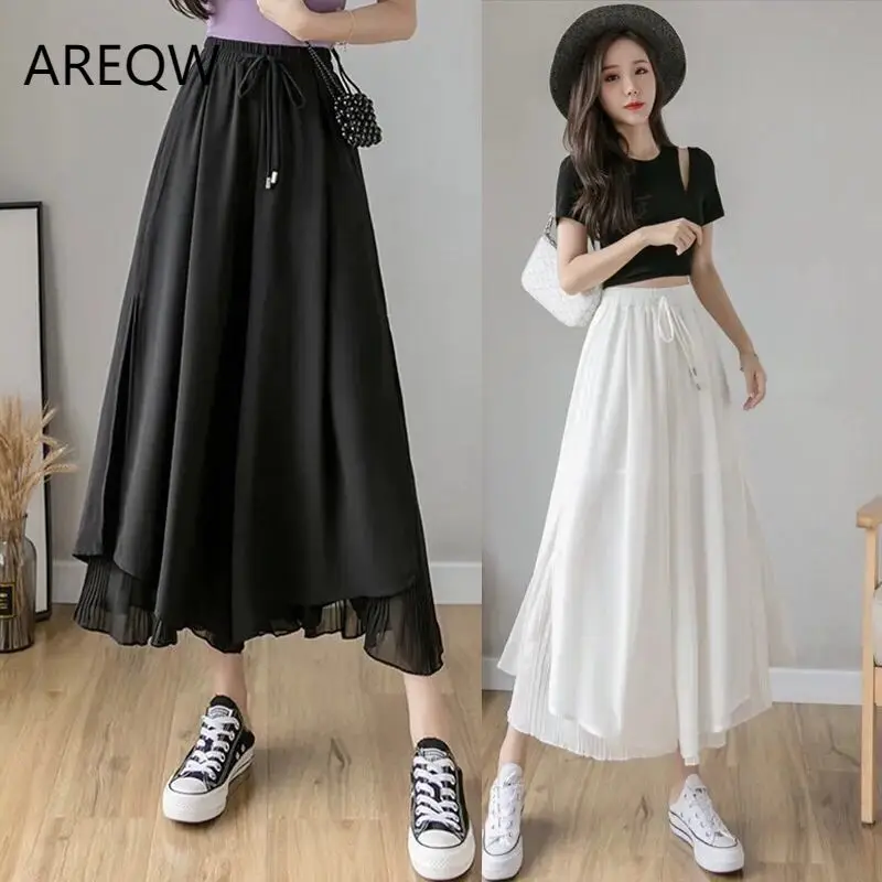 Wide-leg Pants Women's Chiffon Korean Style Loose and Th and Elegant 2022 Spring and Summer New Chiffon Pants Trend
Wide-leg Pants Women's Chiffon Korean Style Loose and Th and Elegant 2022 Spring and Summer New Chiffon Pants Trend