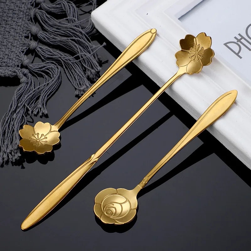 Gold Sliver Dinnerware Set Stainless Steel Tableware Set Spoon Bakeware Dessert Cake cream Spoon Tea Coffee Spoon Kitchen Tool
Gold Sliver Dinnerware Set Stainless Steel Tableware Set Spoon Bakeware Dessert Cake cream Spoon Tea Coffee Spoon Kitchen Tool
